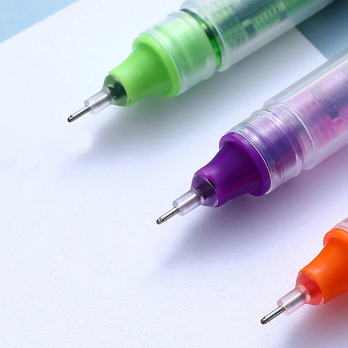 10-Pack Color Gel Pens 0.5mm – Quick Dry, Large Capacity