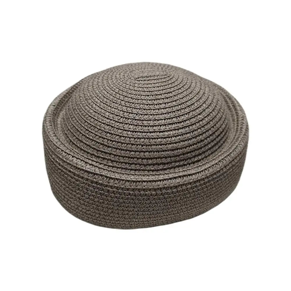 Women's French Retro Straw Sun Hat – Breathable Beach Beret