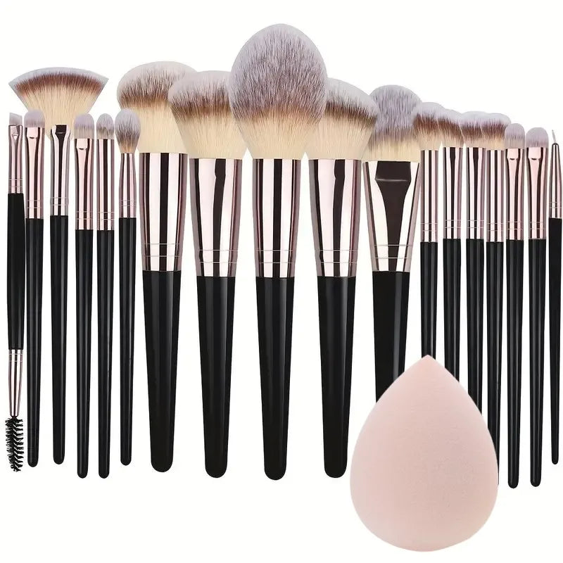 RUNTOIN Makeup Brush Set 3-20PCS – Foundation, Blush & Eye