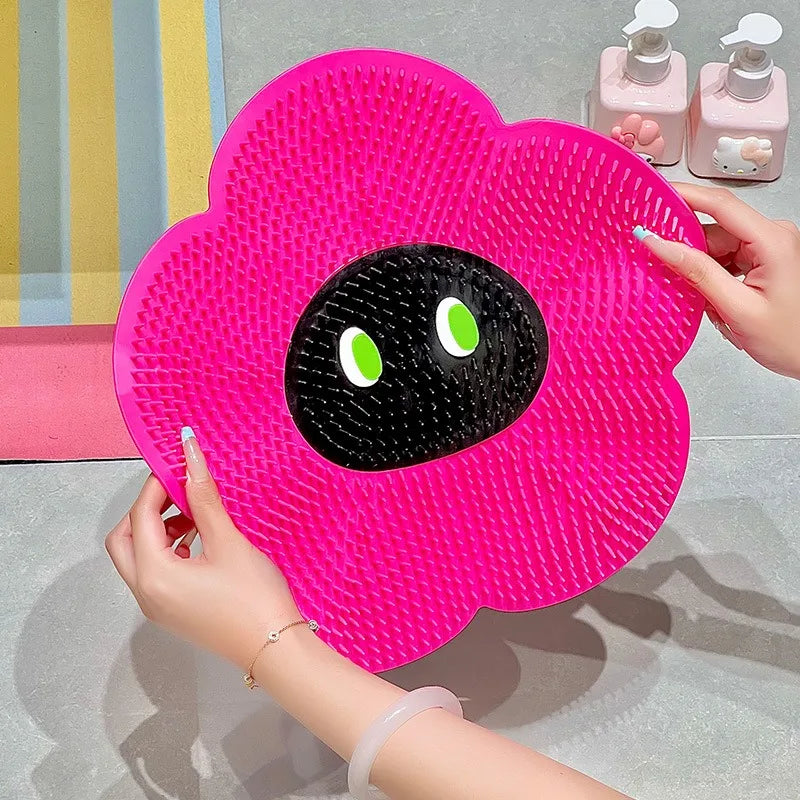 Silicone Foot Scrubber Mat | Non-Slip Shower Massage Pad