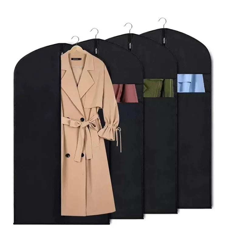 5-Pack Hanging Garment Dust Cover Bags | PEVA Suit Protector