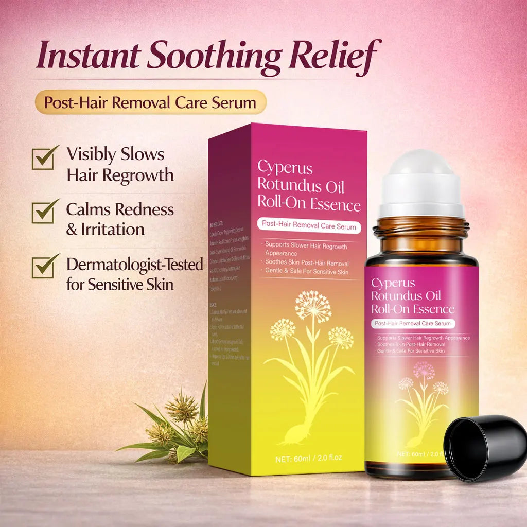 Cyperus Rotundus Oil Roll-On | Natural Hair Growth Minimizer