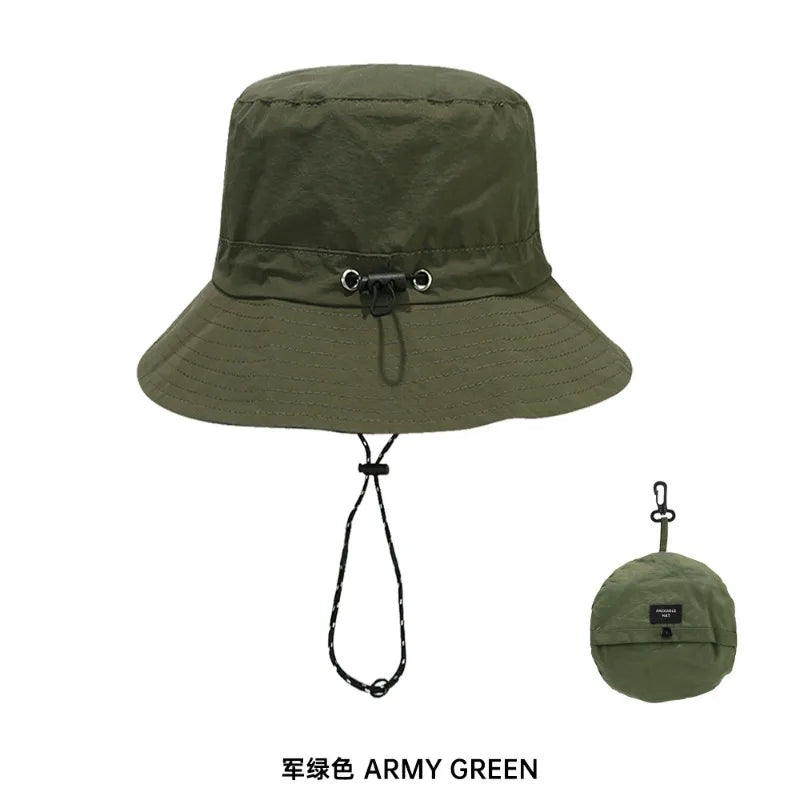 Waterproof Packable Bucket Sun Hat – Quick-Dry, Men & Women