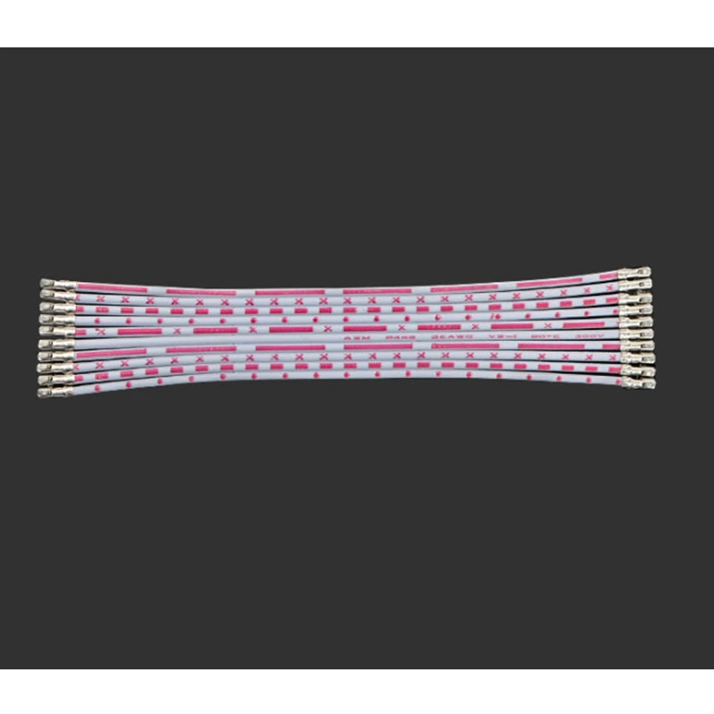 5PCS PH2.0 XH 2.54mm 12P Red and White Flat Cable Single Head Double Head Terminal Line 10cm 20cm 30cm (No Plastic Shell ) Peaceful Pleasures Health and Wellness