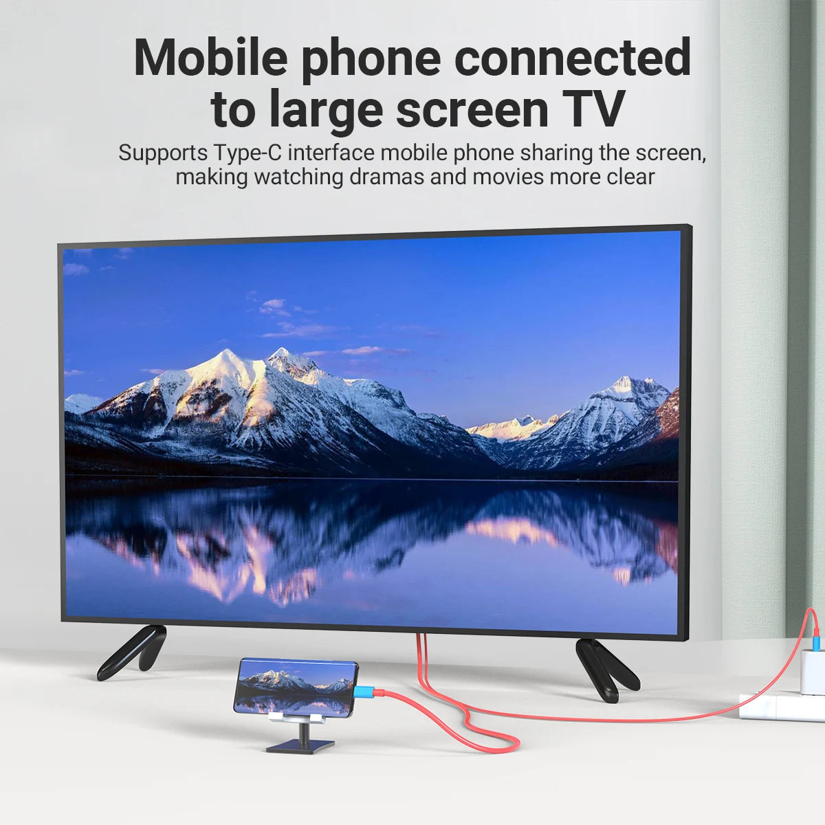 USB-C to HDMI 4K Cable | iPhone, MacBook, Switch & Steam Deck