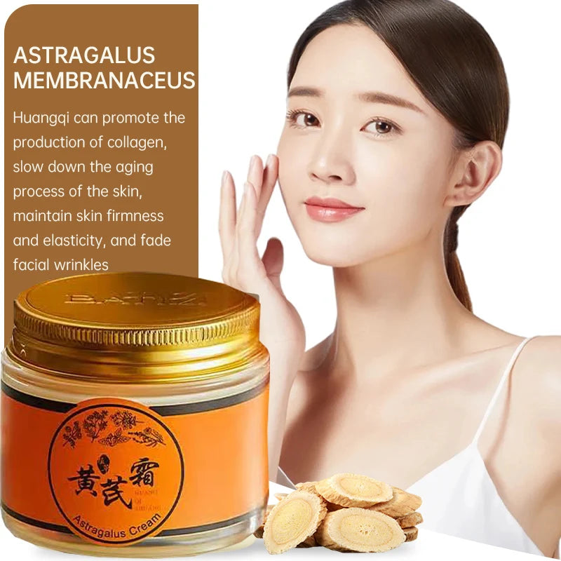 Chinese Astragalus Moisturizing Cream Improves Dry,Lightening Brighten Tender Skin Peaceful Pleasures Health and Wellness