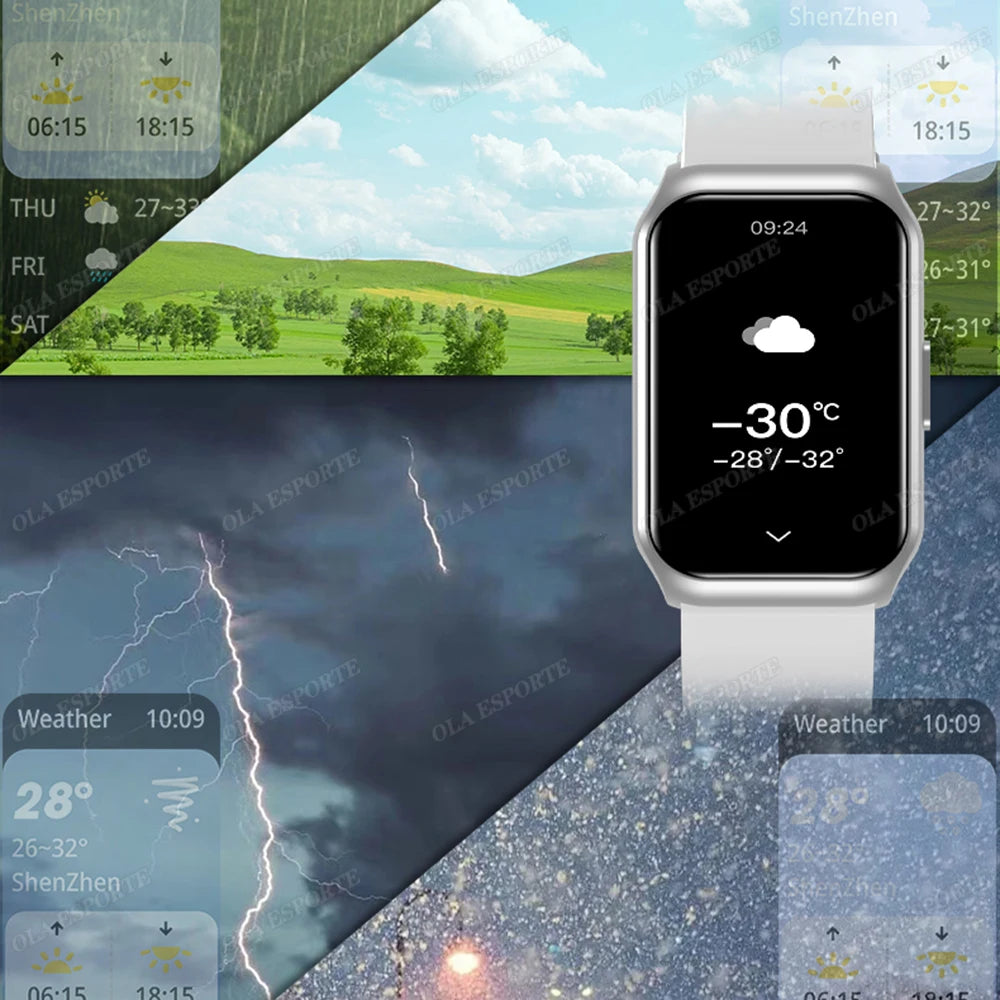 New Smart Watch Bluetooth Calling Heart Rate&Sleep Monitoring Flashlight Voice Assistant Men Women Smartwatch A3958 Peaceful Pleasures Health and Wellness