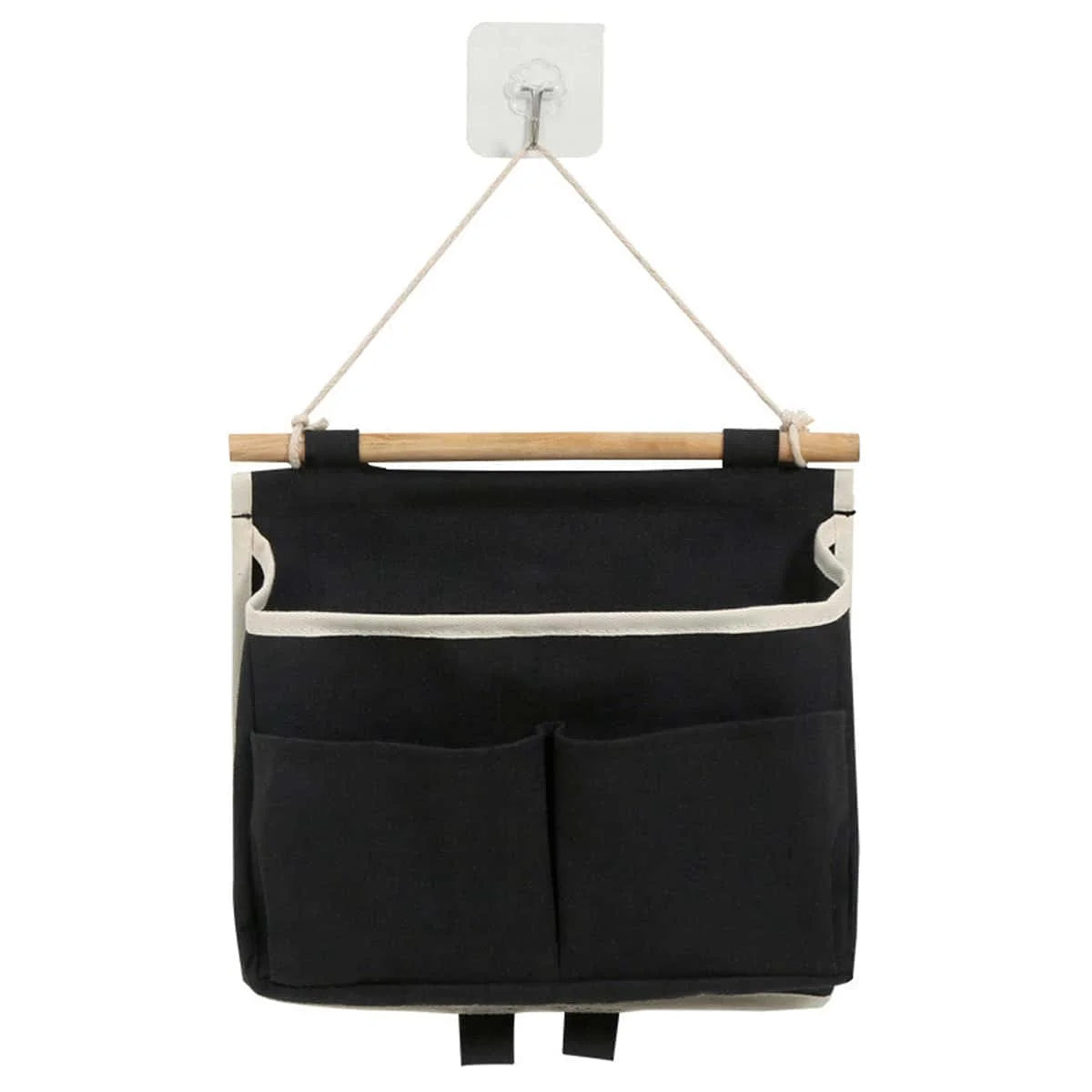 Over Door Wall Hanging Storage Caddy Organizer Bag – Linen