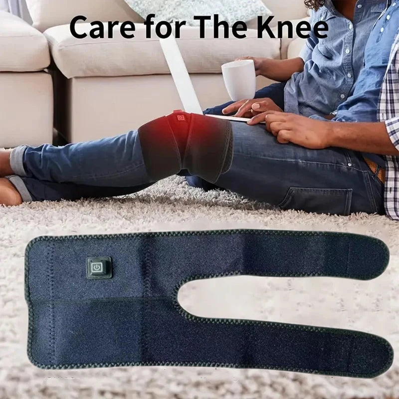 Electric knee heating pad - A USB-powered warming knee strap, suitable for joints, with adjustable heating band, ideal for daily Peaceful Pleasures Health and Wellness