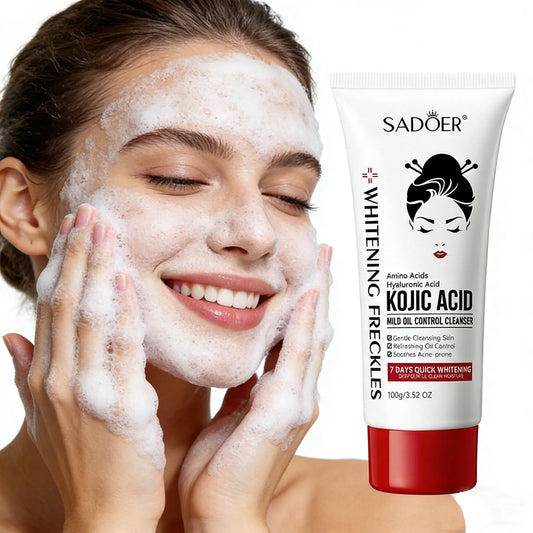 SADOER Kojic Acid Facial Cleanser – Oil Control & Brightening Foaming Facial Cleanser Oasis Select