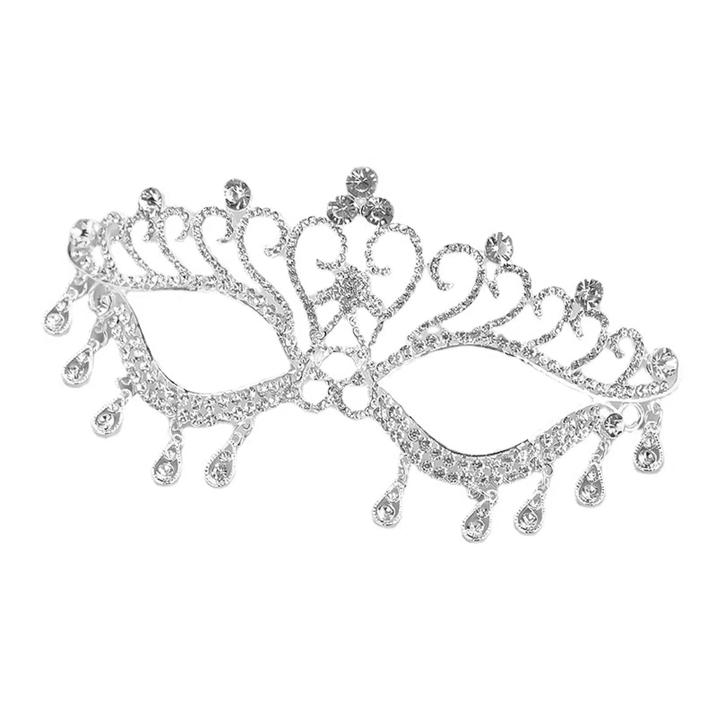 Women Crystal Masquerade Mask Rhinestone Fancy Mask Evening Party Mask for Masquerade Ball Banquet Cosplay Peaceful Pleasures Health and Wellness 20