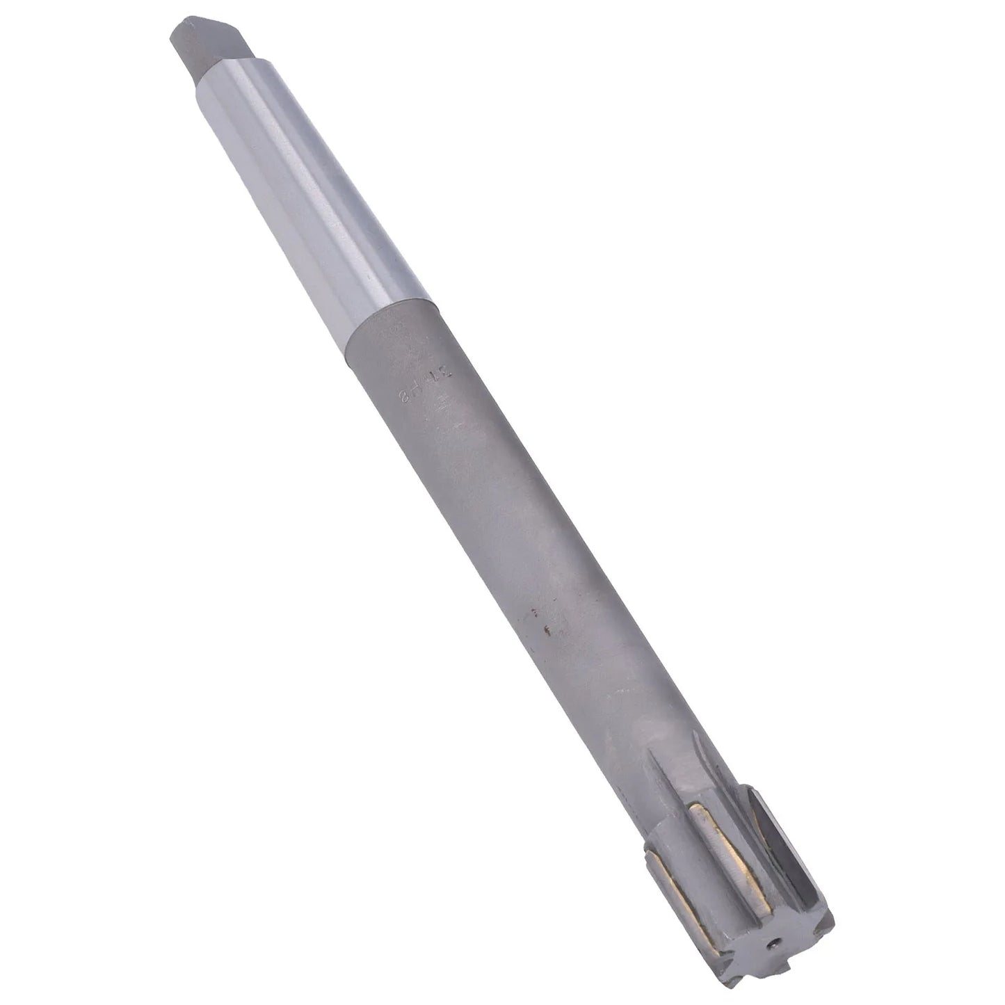 Machine Reamer Pointed Long Service Life Tungsten Steel Straight Grooves H8 Accuracy Taper Shank Reamers for Metal Peaceful Pleasures Health and Wellness