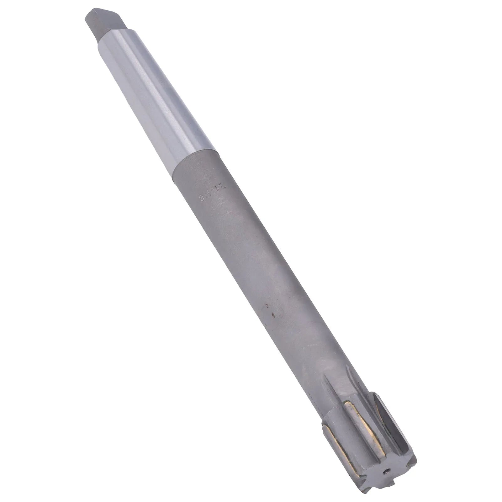 Machine Reamer Pointed Long Service Life Tungsten Steel Straight Grooves H8 Accuracy Taper Shank Reamers for Metal Peaceful Pleasures Health and Wellness
