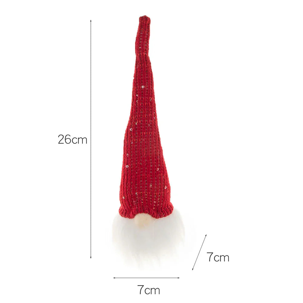 Christmas Gnome Plush Doll with LED Light | Festive Home Décor