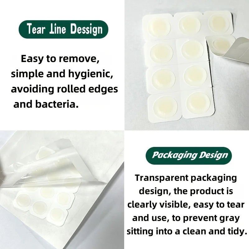 Invisible Waterproof Hydrocolloid Acne Patches – All Skin Types