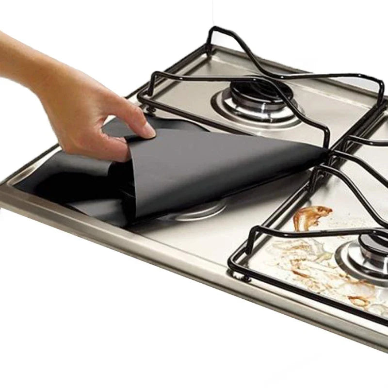 Non-Stick Gas Stove Liner Pads | Heat Resistant & Reusable 5/15 PCS