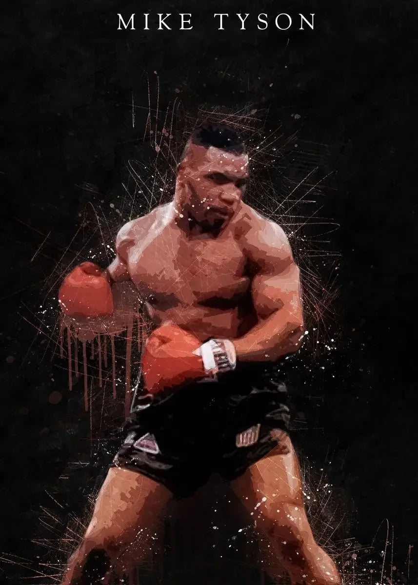 Modern Sports Aesthetics Wall Art Boxer Mike Tyson Manny Pacquiao HD Canvas Poster Prints Home Bedroom Living Room Decor Peaceful Pleasures Health and Wellness