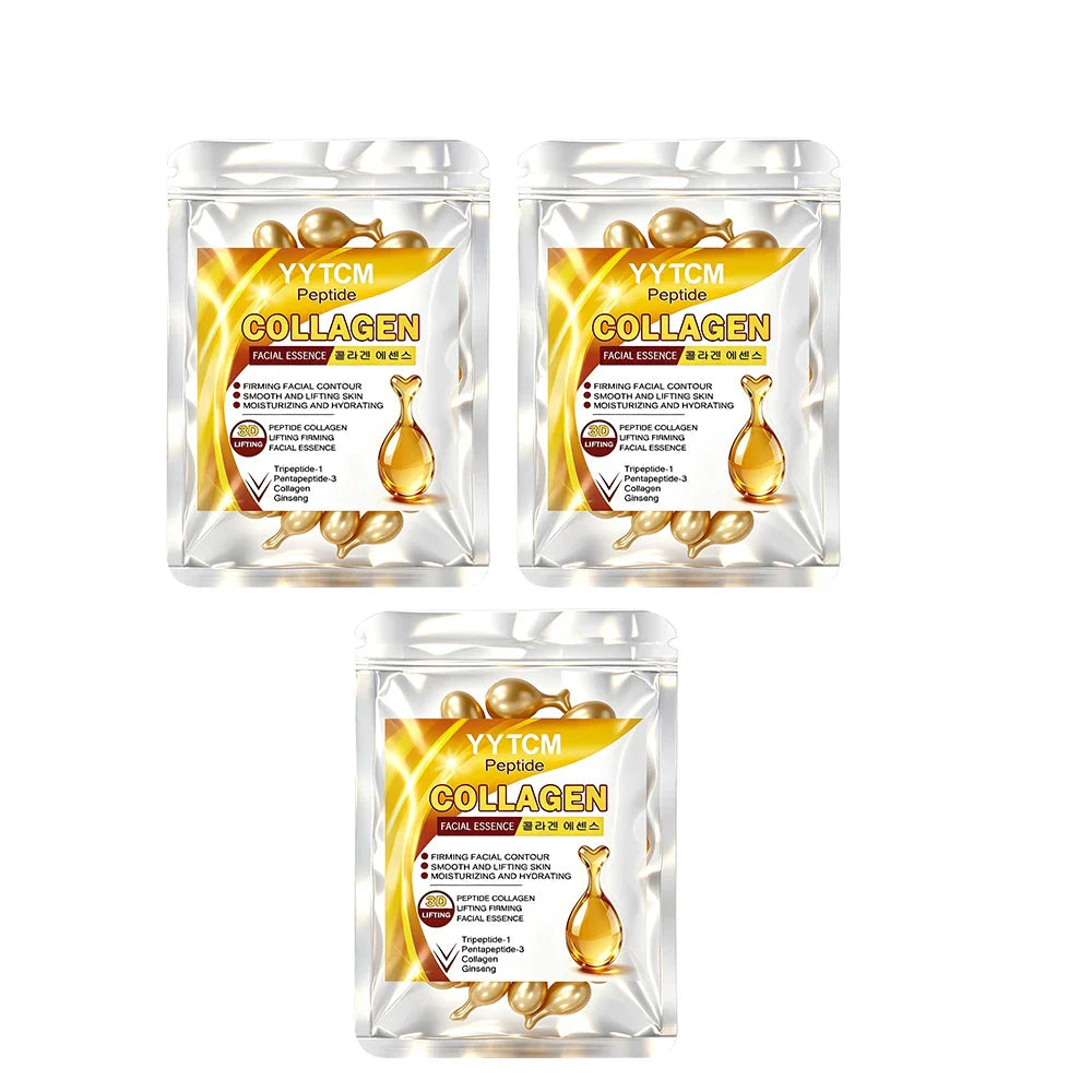 Polypeptide Collagen Essence Capsules | Squalane & Fullerene