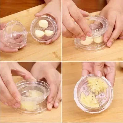 Garlic Press Crusher & Masher | Kitchen Gadget Tool