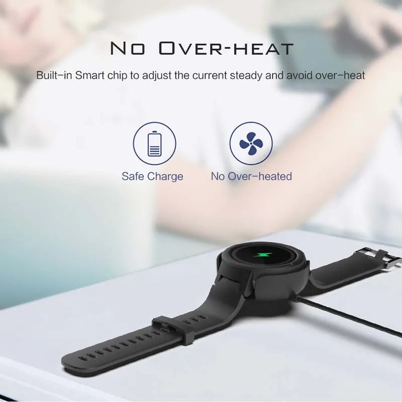 for Amazfit Verge A1811 Charger Cable Smart Watch Replacement Charging Cable For Amazfit Verge Lite A1801 USB Chargers Dock Peaceful Pleasures Health and Wellness