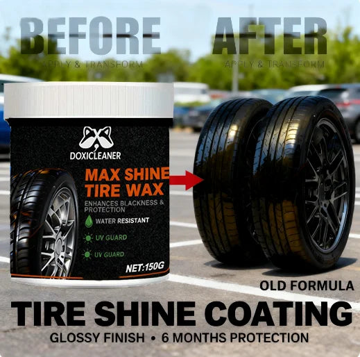 Tire Polish Black Enamel Paste – Quick-Dry Shine Restorer