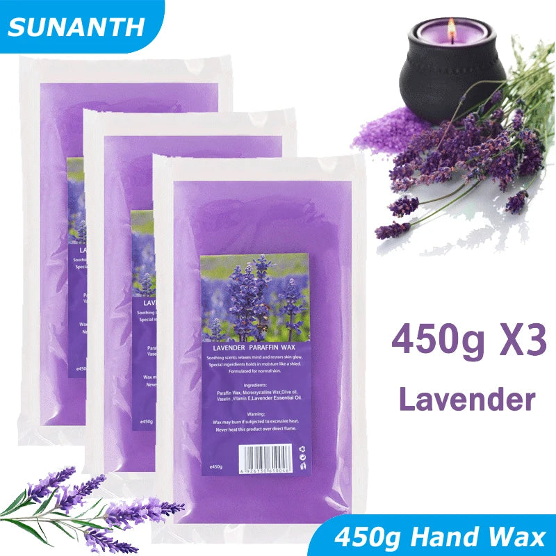 Lavender Paraffin Wax Hand & Foot Mask – Moisturizing SPA Peel-Off