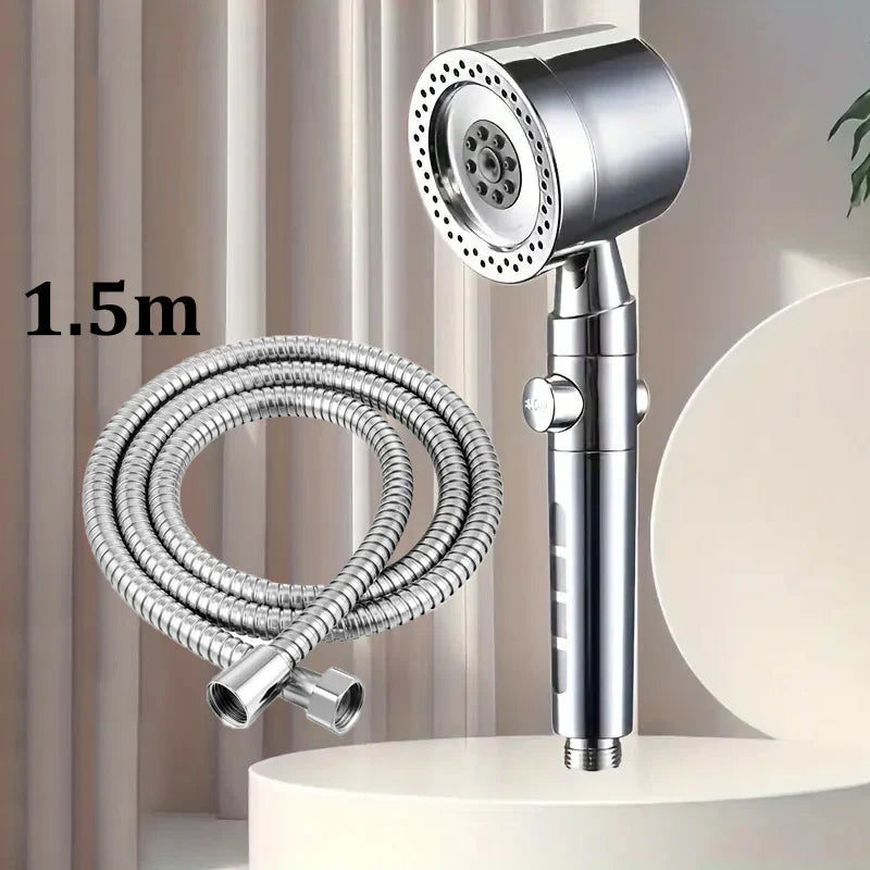 5-Mode Handheld Shower Head | High Pressure & Water Saving