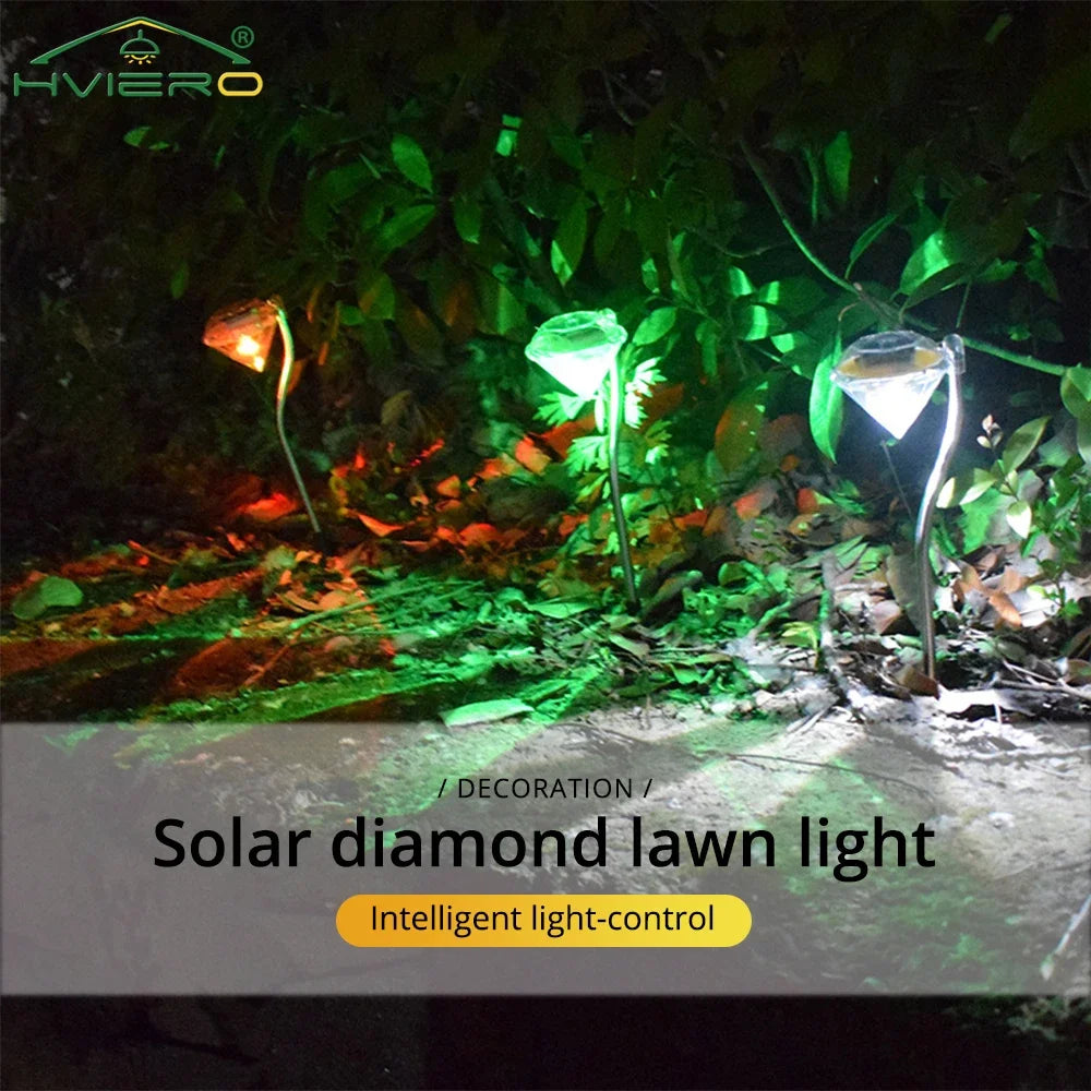 Solar LED Garden Lawn Lamp | IP65 Waterproof Path Spot Light