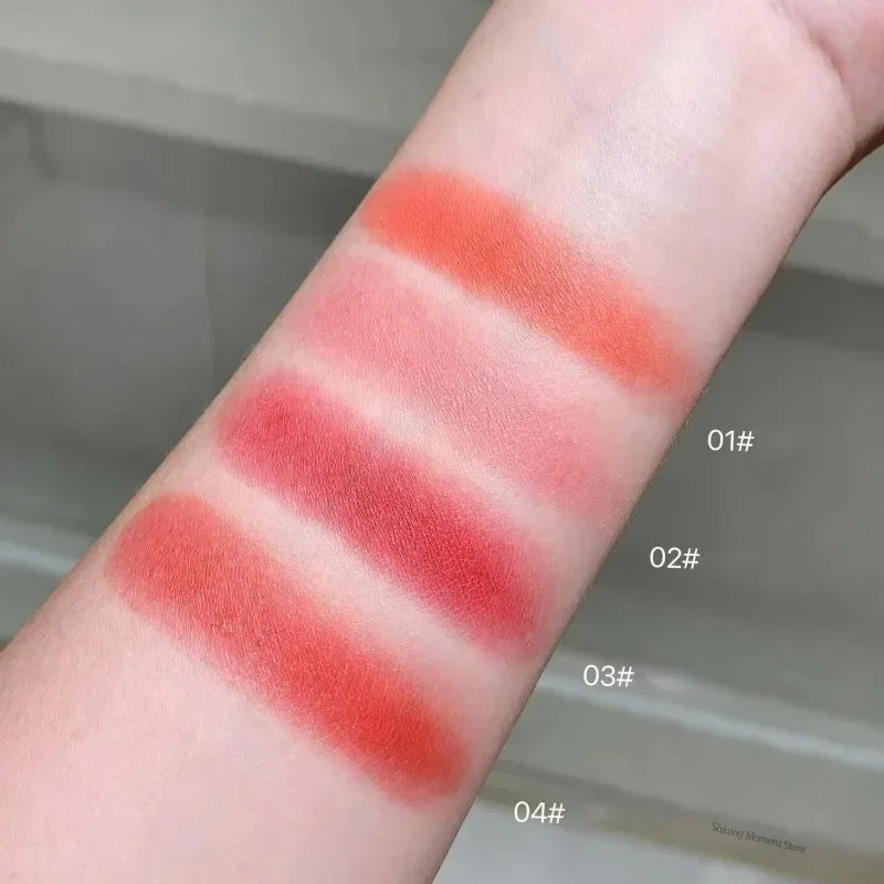 Matte Monochrome Blush Powder – Peach, Tomato & Nude Rouge