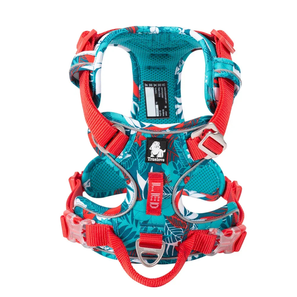 Truelove No Pull Dog Harness Reflective Breathable Adjustable Training Vest for Small Medium Large Dogs Night Walking TLH5657 Peaceful Pleasures Health and Wellness Camouflage Blue L UNITED KINGDOM