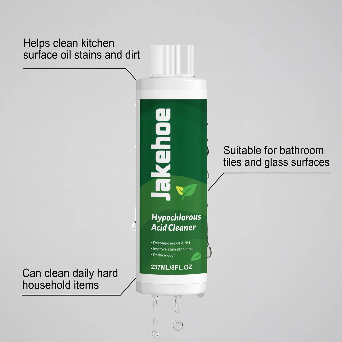 JAKEHOE 237ml Multipurpose Cleaner Gel | No-Rinse Stain Remover