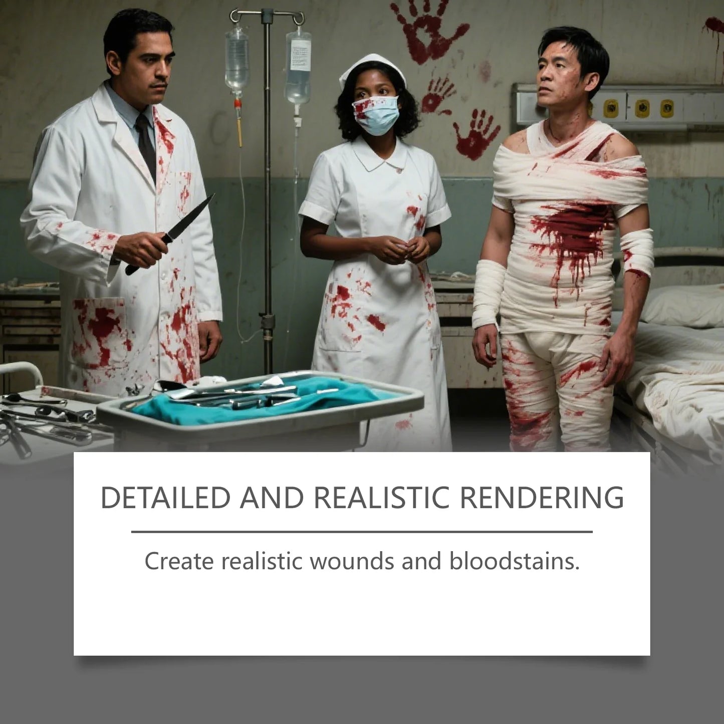 Halloween Fake Blood Set – Realistic Special Effects Makeup