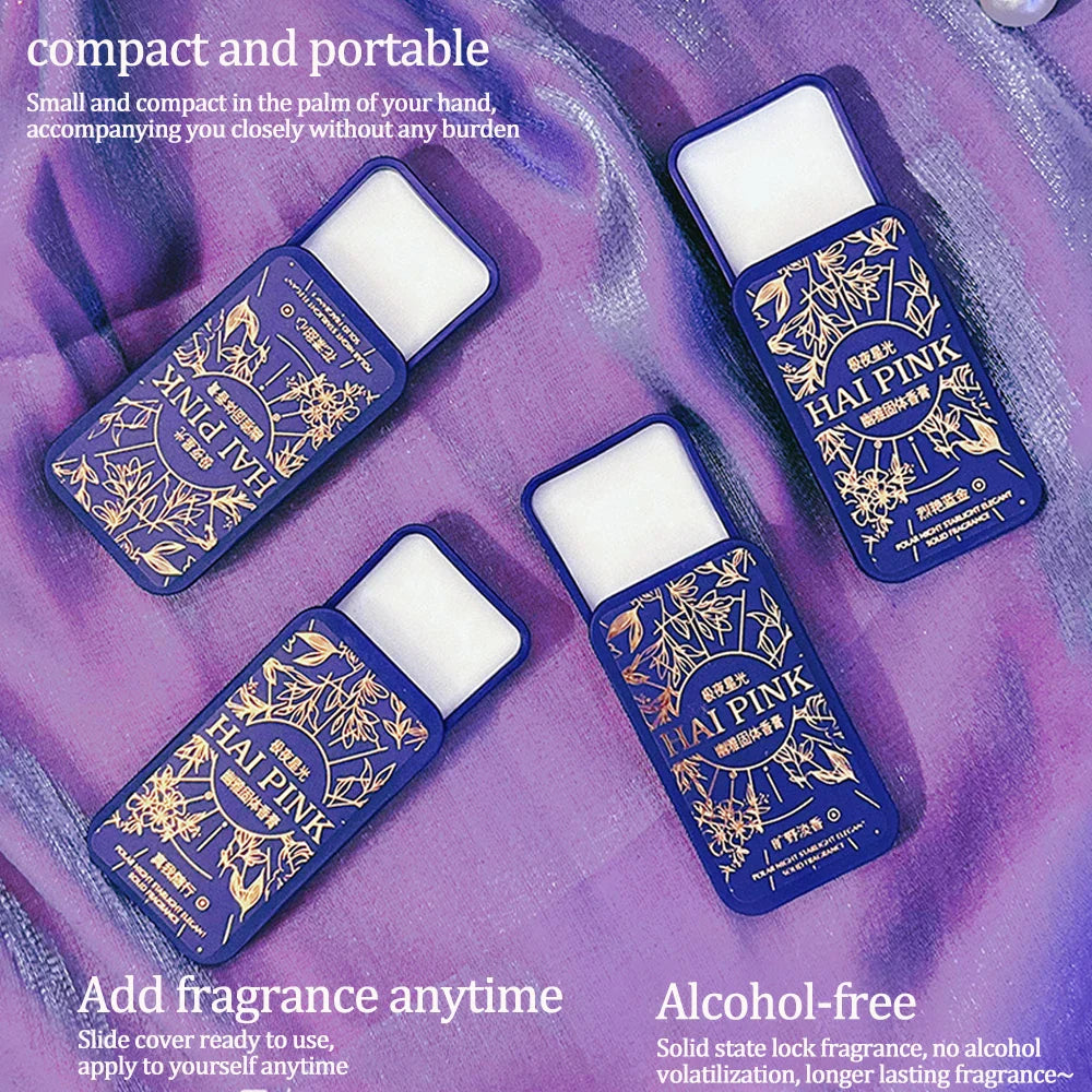 4-Piece Solid Fragrance Gift Set – 4 Portable Scent Balms