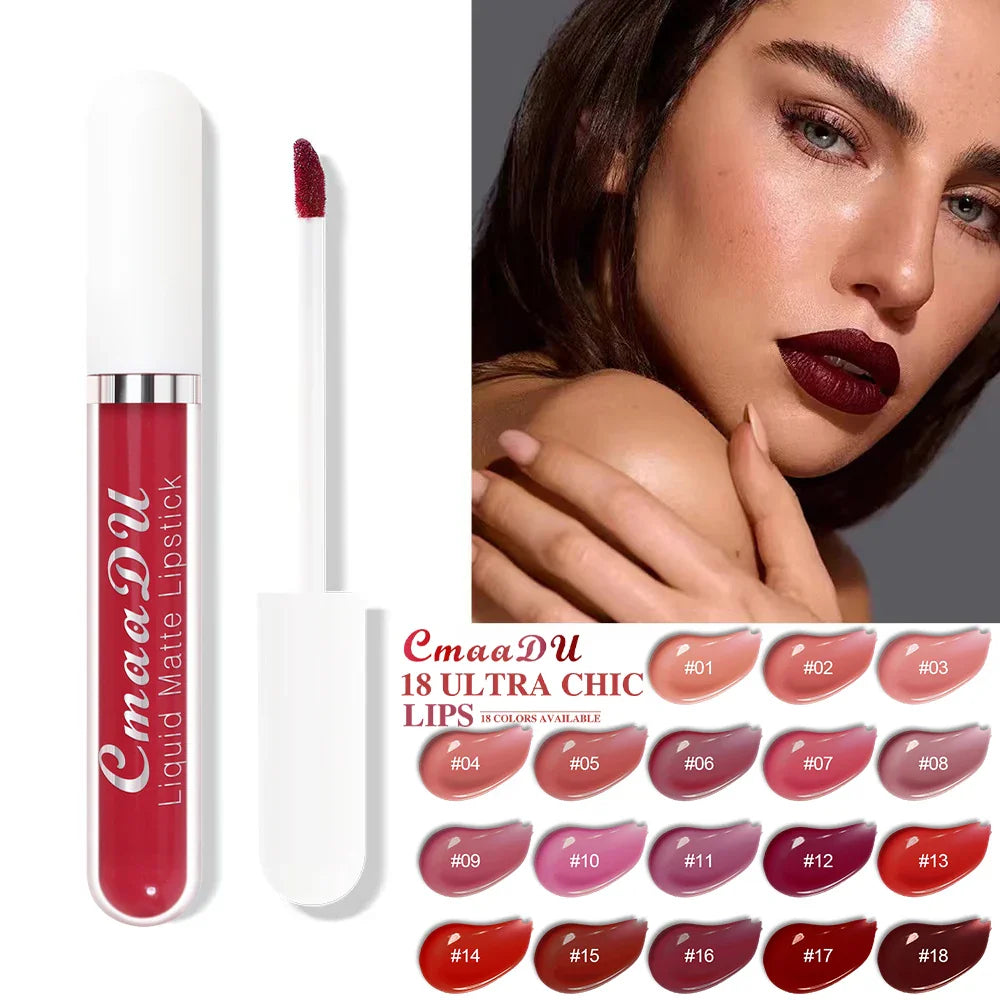 CmaaDu Matte Liquid Lipstick – Waterproof Long-Lasting Lip Stain