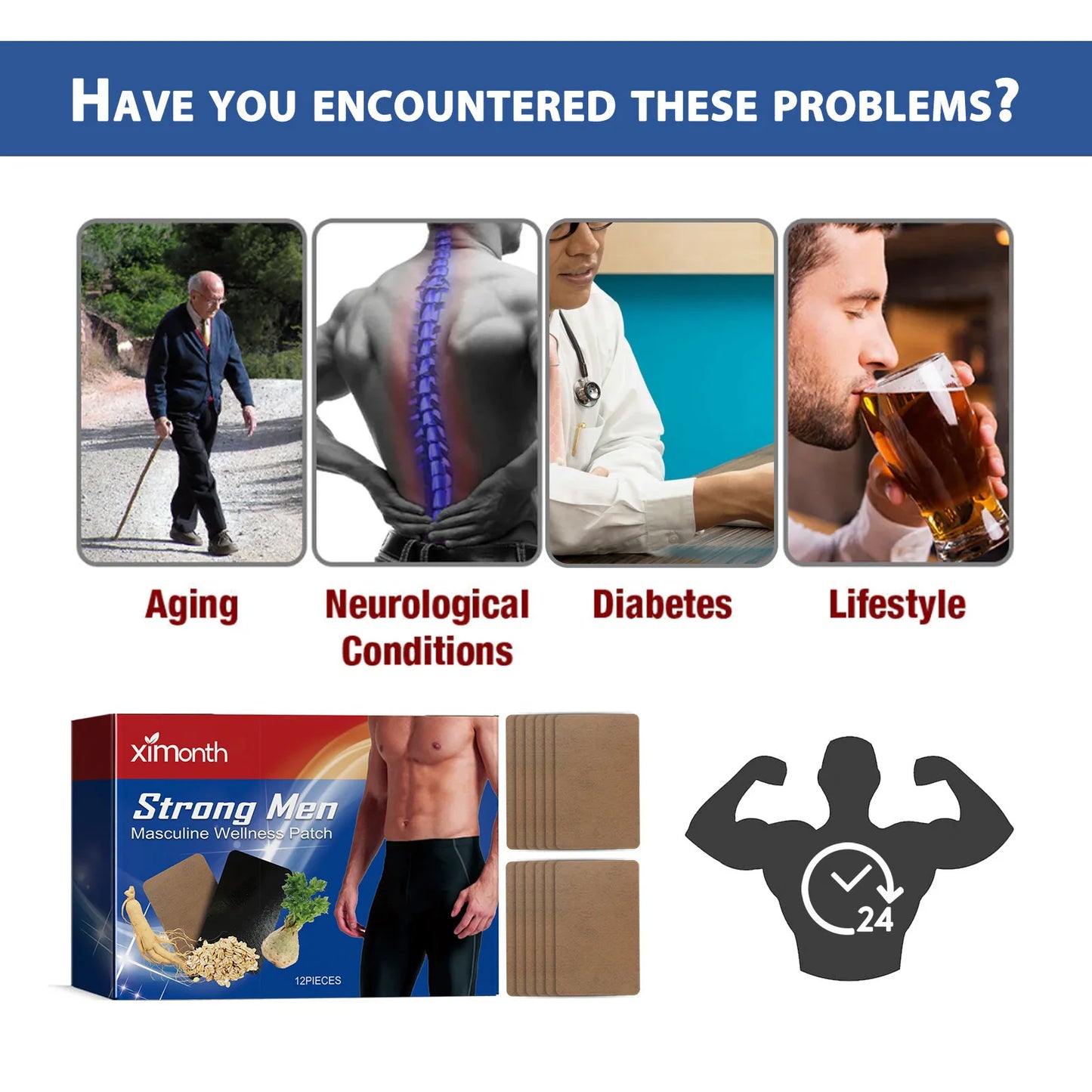 Ximonth Prostate Health Patch – Men's Urological Wellness