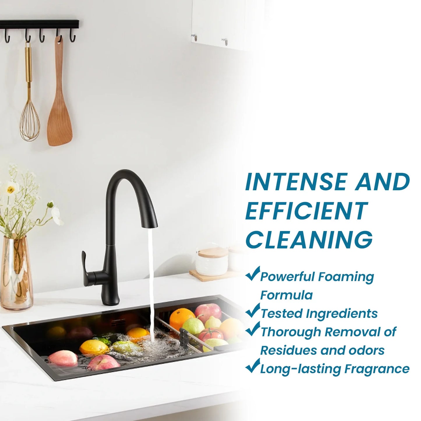 Drain Cleaning Tablets – Sink Cleaner & Deodorizer 24 Pack