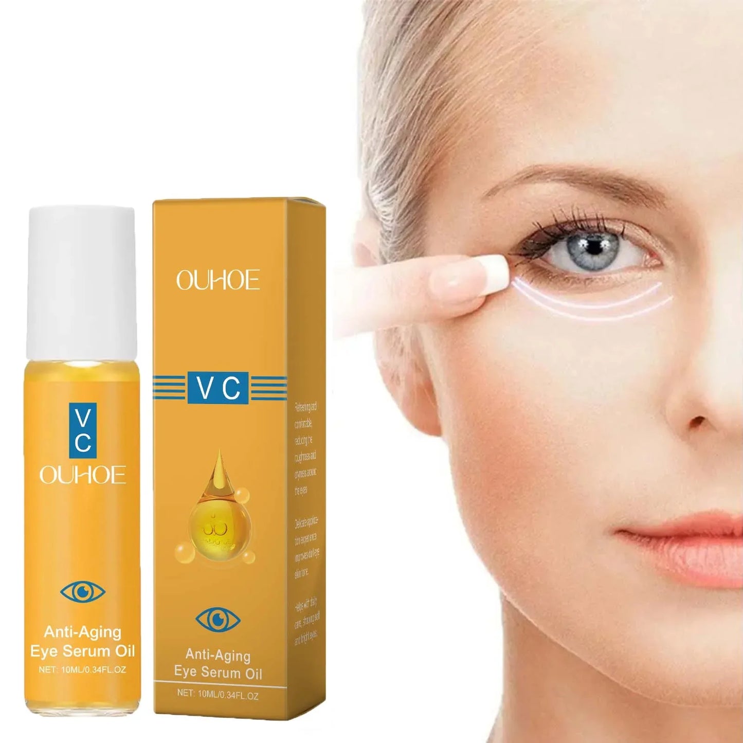 OUHOE Anti-Aging Eye Serum Oil – Dark Circles & Firming