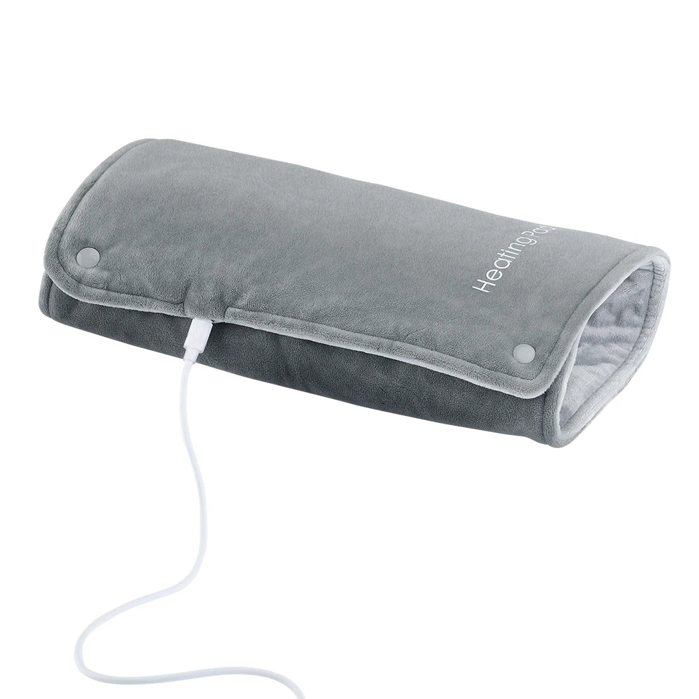 Electric Hand Warmer USB Charging Hand Muff Pouch Winter Heater for Home Office Heating Pad for Waist Legs Shoulder Blanket Peaceful Pleasures Health and Wellness 30 50cm