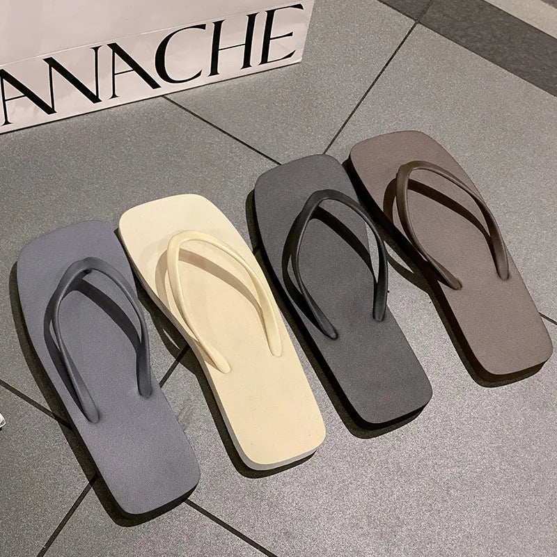 Men's Thick Sole Flip Flops | Non-Slip Beach & Shower Sandals