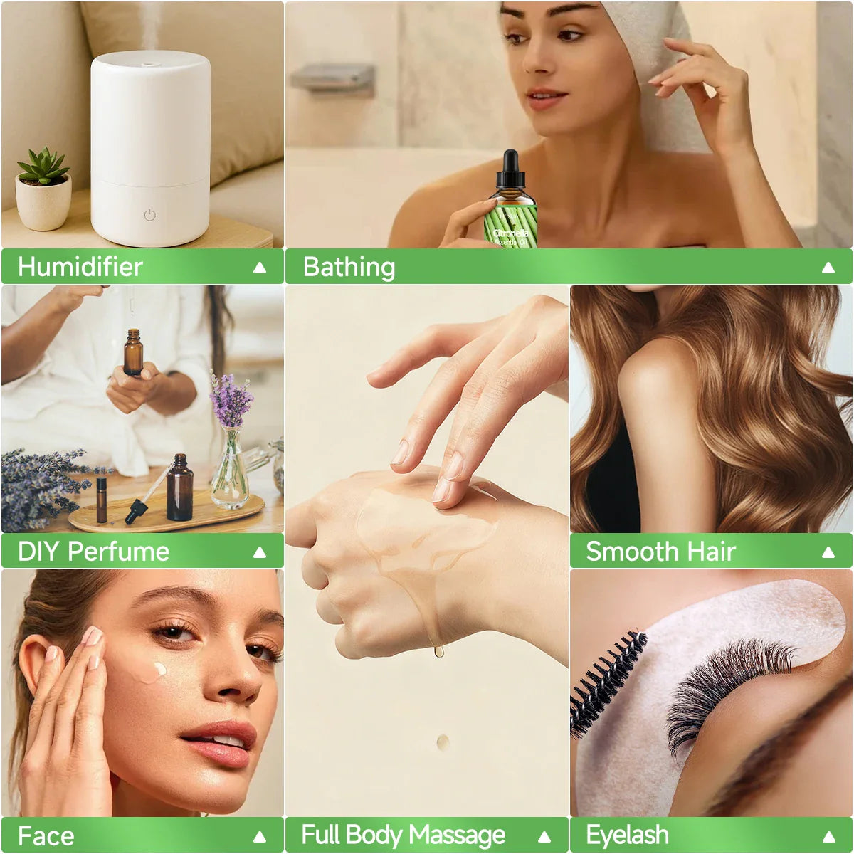Citronella Essential Oil – Massage, Hair Care & Diffuser