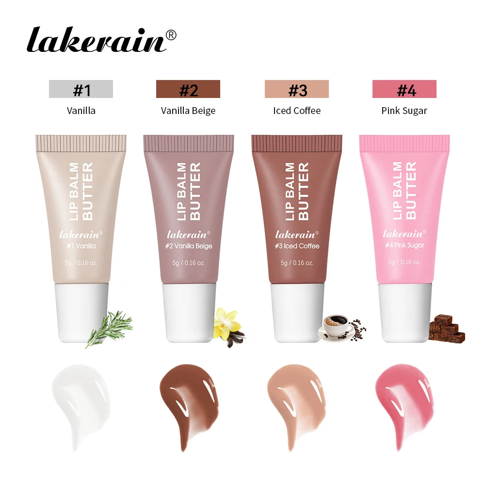 Summer Butter Mini Lip Balm Travel Kit Buttery Moisturizing Tinted Lip Balm Watery Multi-color Lipstick For All Skin Types Peaceful Pleasures Health and Wellness