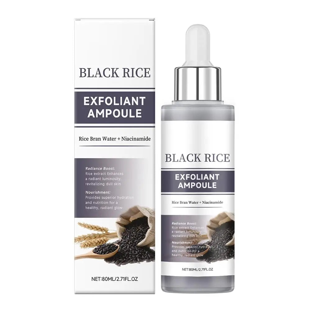 Black & White Rice Exfoliating Serum with Hyaluronic Acid 80ml