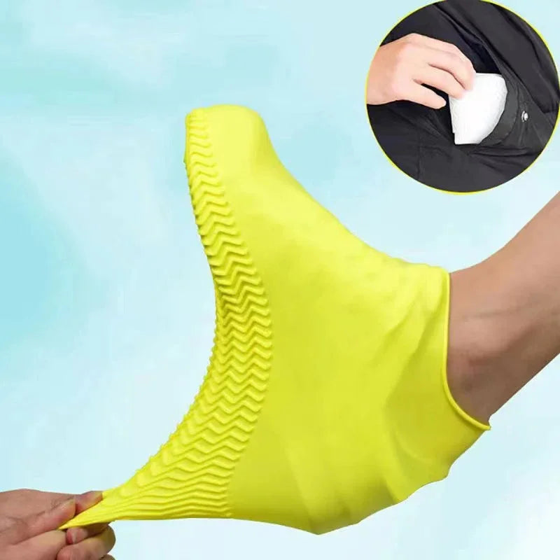 Silicone Waterproof Shoe Covers | Reusable Non-Slip Rain Overshoes