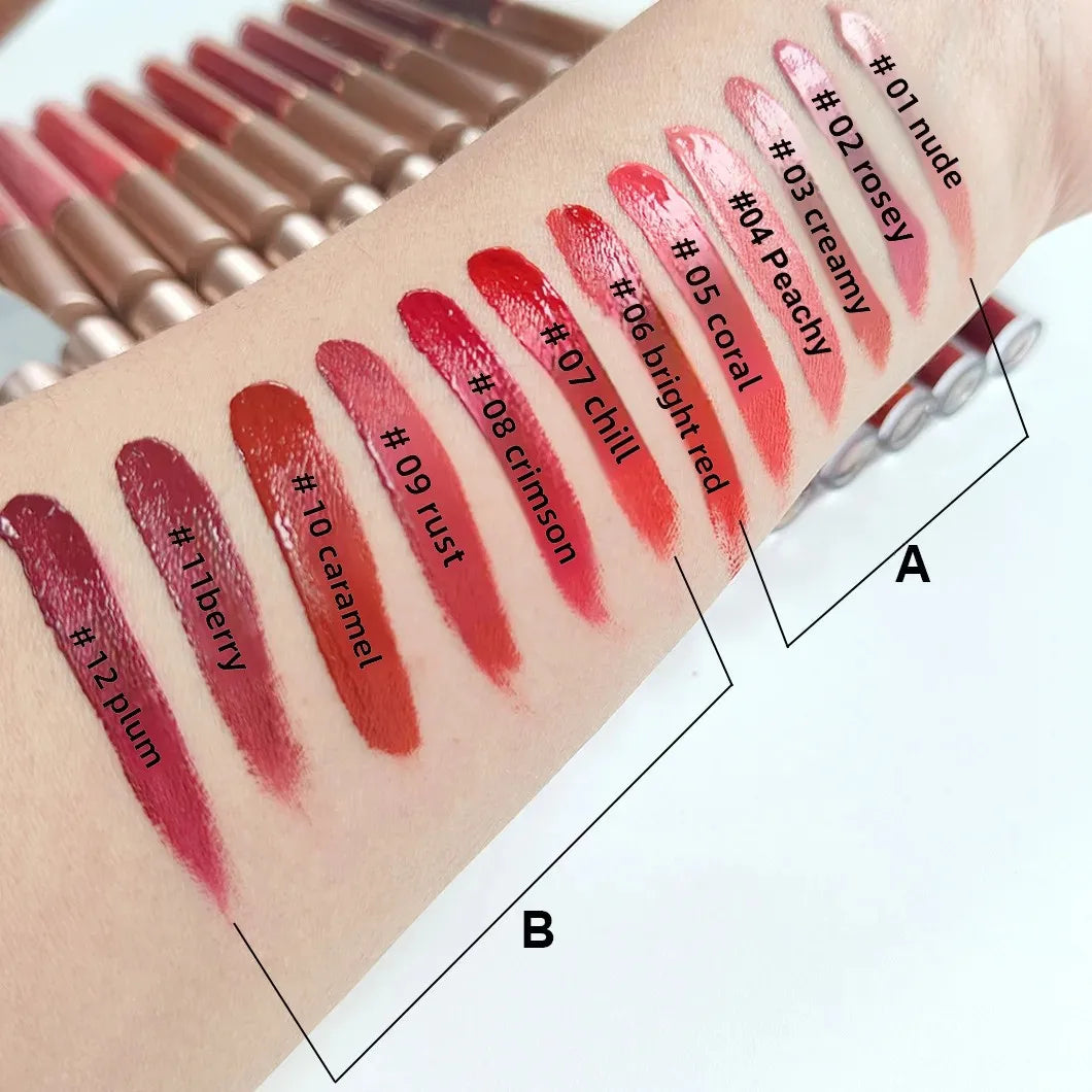 Mirsist Matte Liquid Lipstick Set – 6 Waterproof Lip Glazes