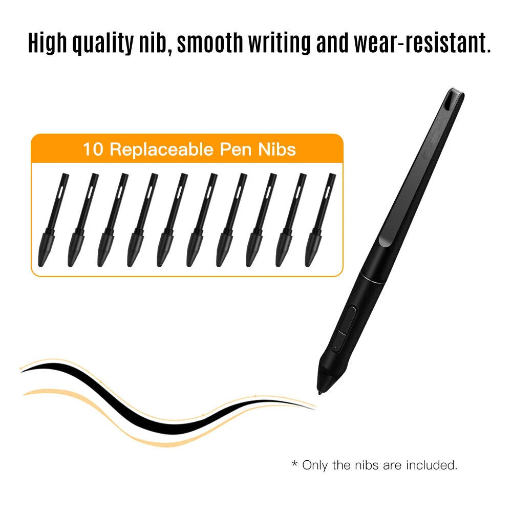 For HUION Pen Nib PN05 Replacement Nibs For Digital Pen PW500 PW507 Graphics Tablet Q620M HS611 Kamvas Pro 16/12/13 Kamvas 20 Peaceful Pleasures Health and Wellness