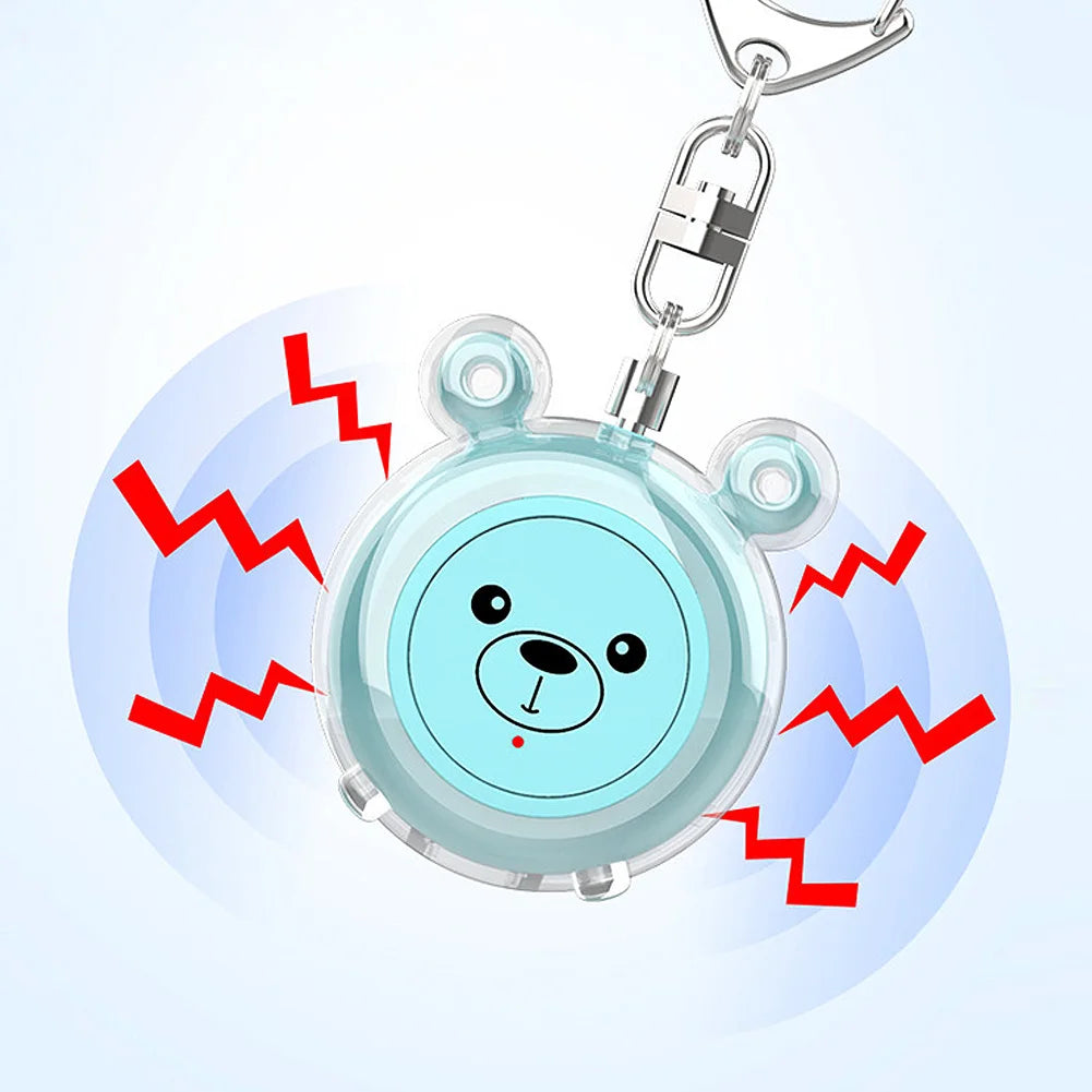130dB Personal Safety Alarm Keychain | Type-C Rechargeable