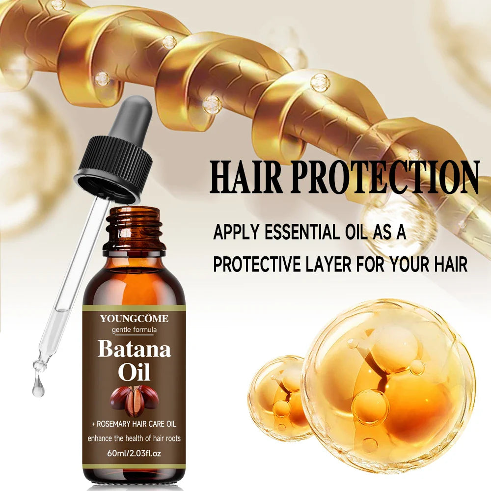 Batana Rosemary Mint Scalp Oil with Biotin | 40ml/60ml