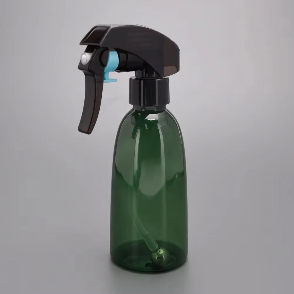 Salon Hairdressing Spray Bottle Plastic Refillable Fine Mist Water Sprayer ﻿ With Ball Bearing Barbershop Home Water Can Tools Peaceful Pleasures Health and Wellness green