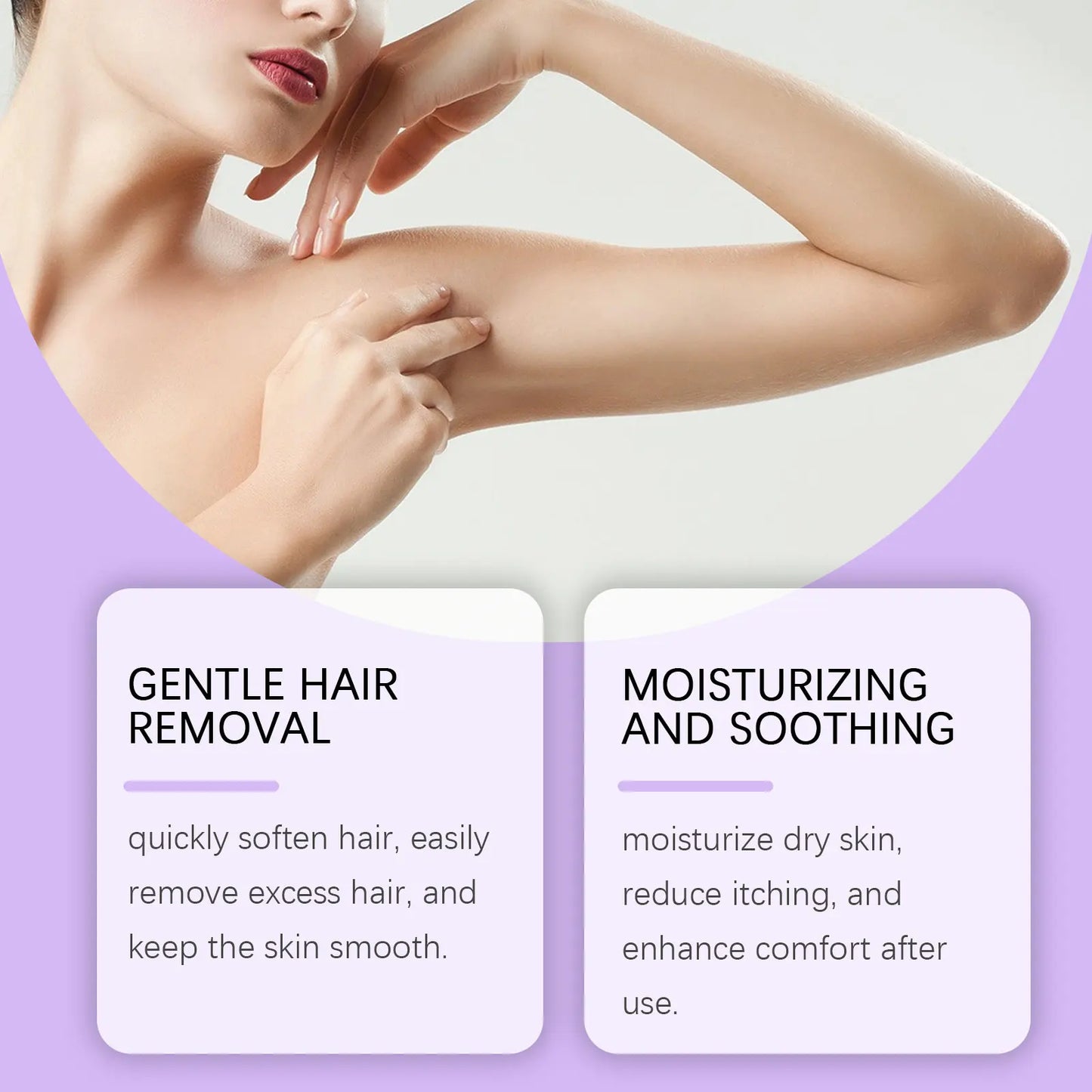 Painless Hair Removal Cream for Arms, Legs & Armpits | 100ml