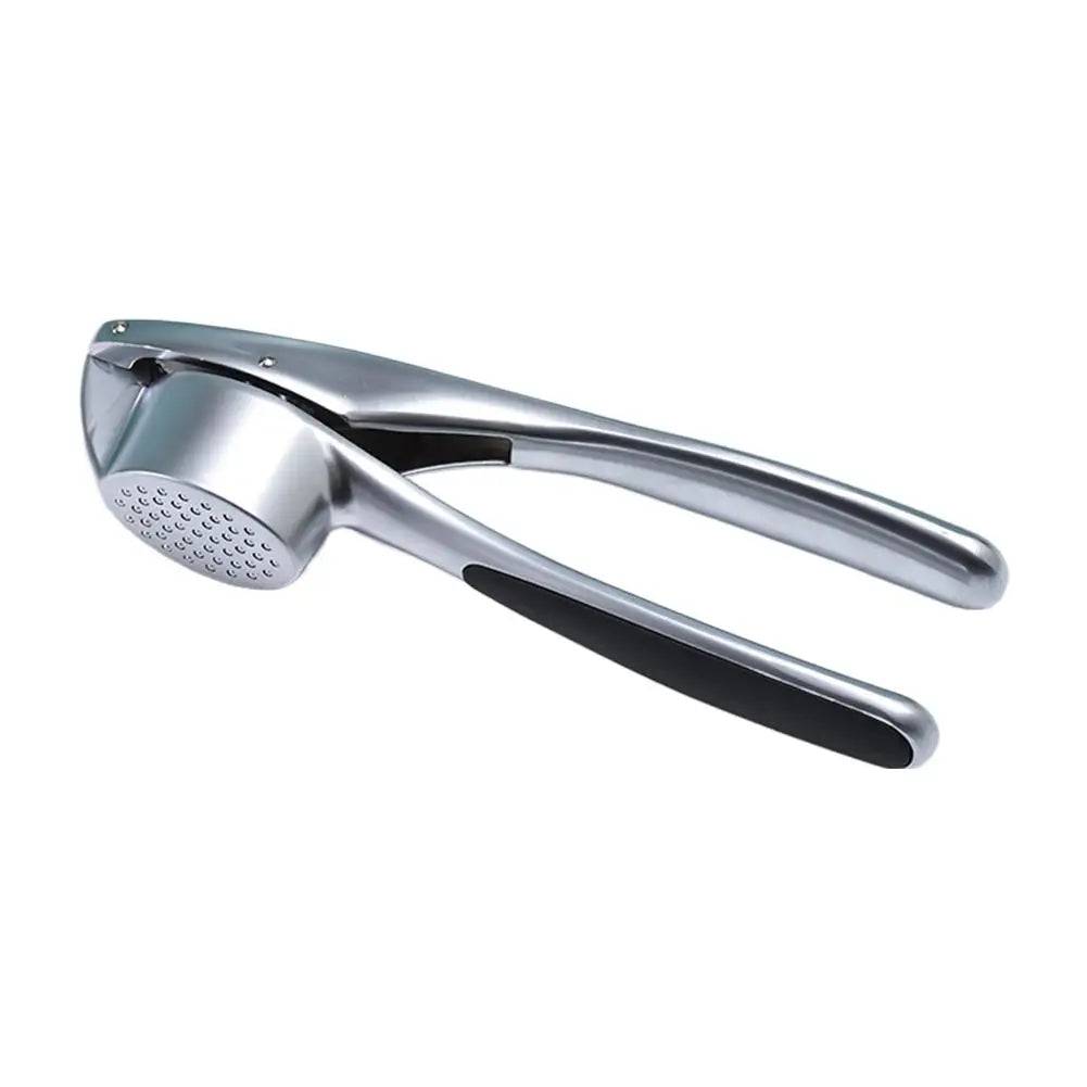 Zinc Alloy Garlic Press – Ergonomic Manual Crusher & Squeezer